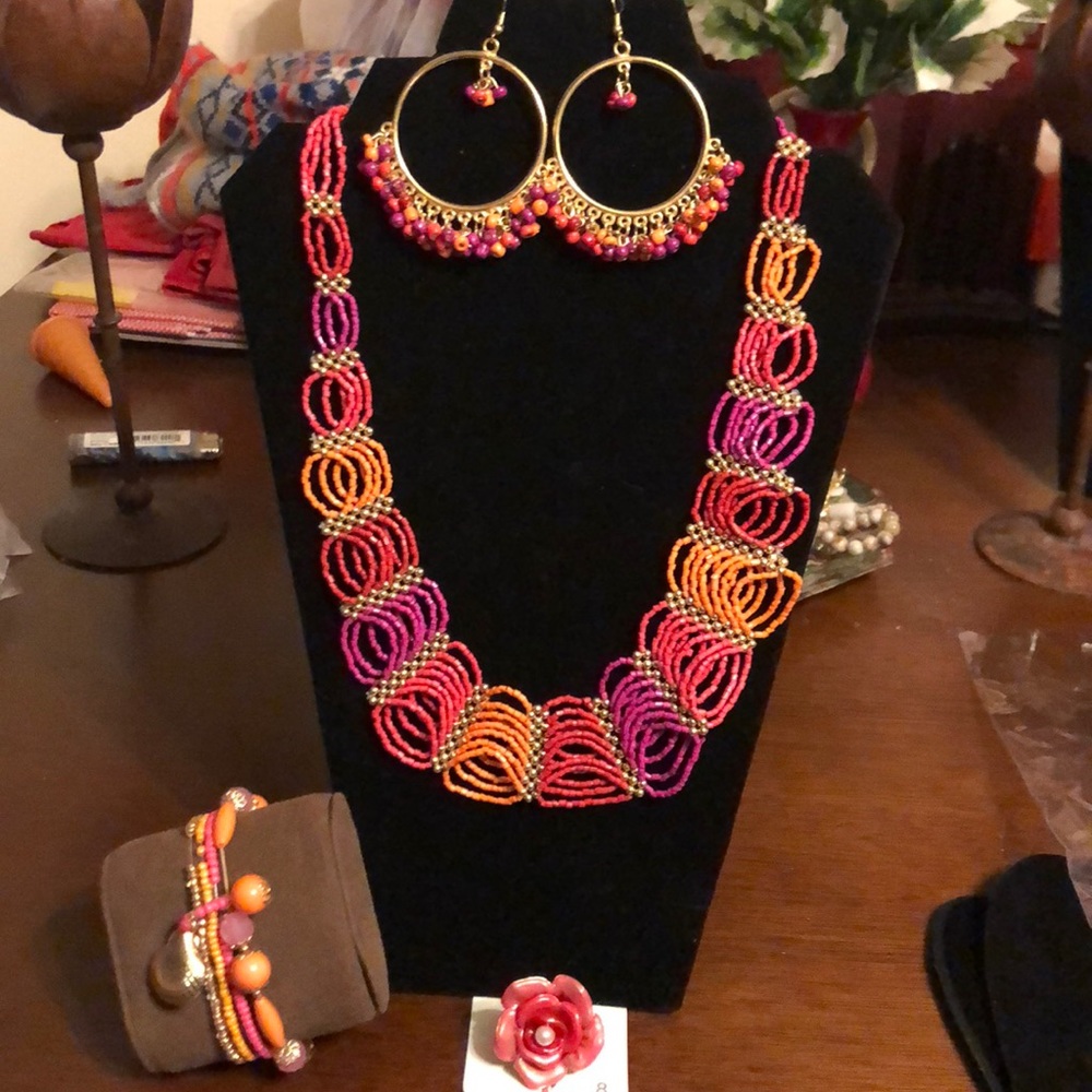 Beautiful handcrafted jewelry set